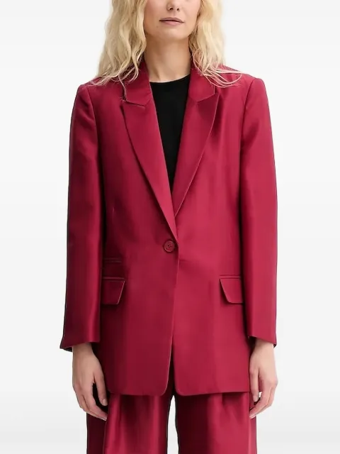 MUNTHE Patton single-breasted blazer Red 252150925209