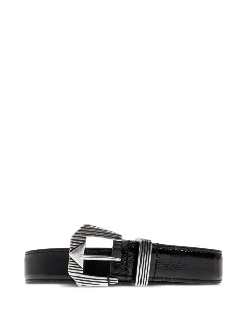 IRO patent-leather belt Black WP127TRAYTRAYVF