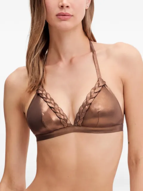Chantelle braided bikini top Brown C16XQF