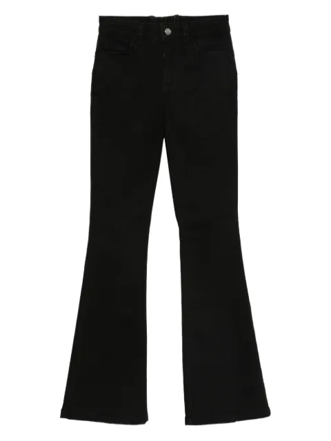 LIU JO logo-patch jeans Black UF5058DS015