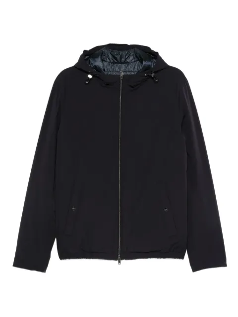 Herno hooded zip-front jacket Blue GI00071UR12387SZ