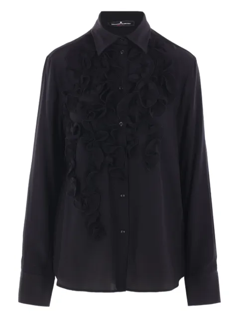Ermanno Scervino ruffle-detail shirt Black D472K307VKXVKN