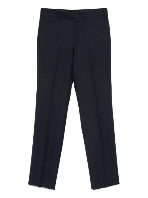 Lardini wool straight-leg trousers Blue AAPALUCN64424