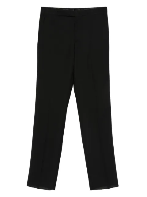 Lardini wool straight-leg trousers Black AAPALUCN64424