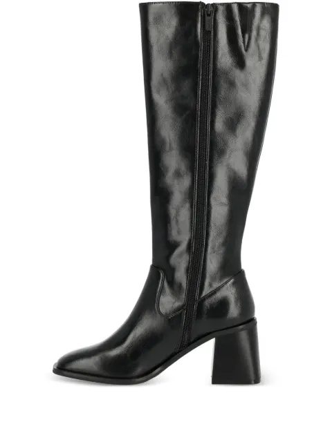 MEXX 70mm Maya block-heel knee-high boots Black MIQL18017