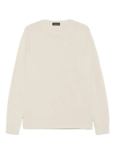 Roberto Collina crew-neck sweater Neutrals 253M37001