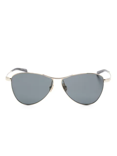 Saint Laurent Eyewear geometric-frame sunglasses Gold 843055Y9969