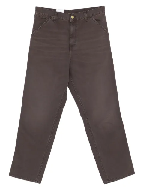 Carhartt WIP double-pocket cotton jeans Brown I034798