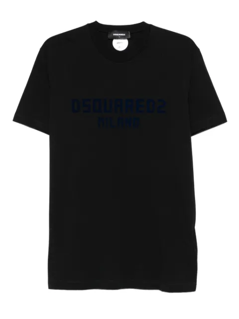 DSQUARED2 logo-print cotton T-shirt Black S74GD1418D20020