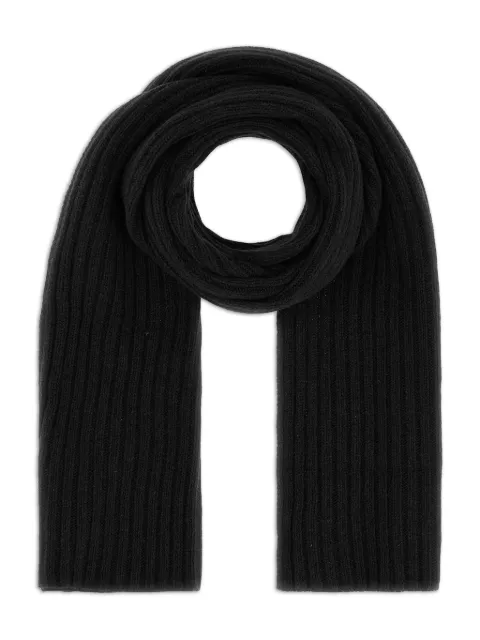 Peuterey ribbed-knit scarf Black PEX018999012217