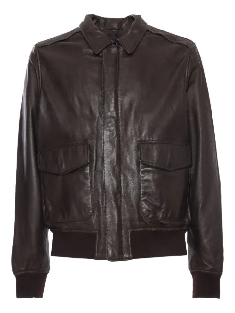 Schott leather jacket Brown 19026LCFLIGHTWX