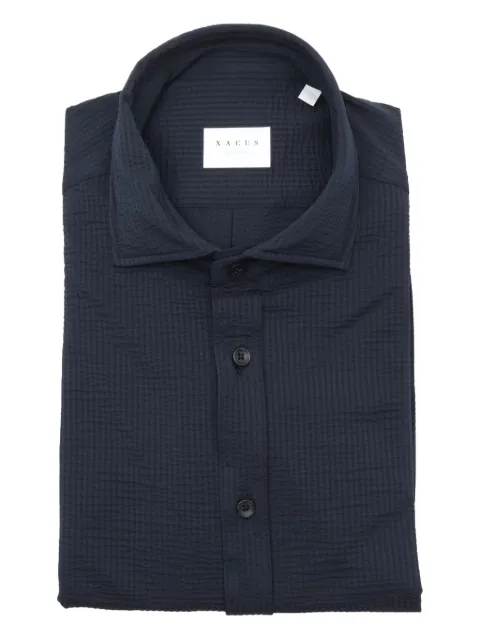 Xacus button-down shirt Blue ACT422ML81616