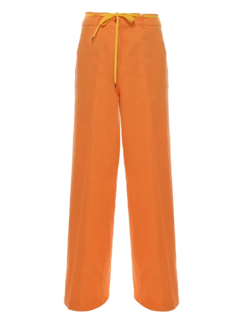 ASPESI drawstring-waist straight trousers Orange G0188G208