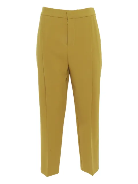 Elisabetta Franchi pleated tailored trousers Yellow PA08051E2