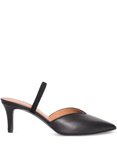 Via Roma 15 slingback pointed-toe pumps Black 3529