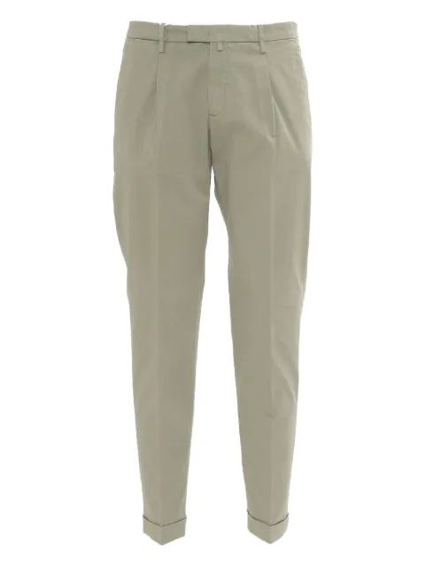 Briglia 1949 pleated-cuff trousers Green BG07325049