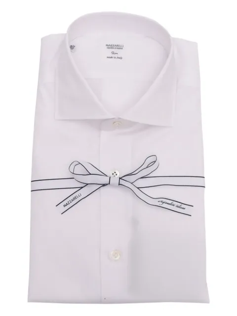 Mazzarelli long-sleeves cotton shirt White B451