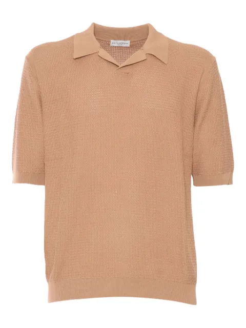 Ballantyne waffle-knit polo shirt Neutrals B2W23114CT4