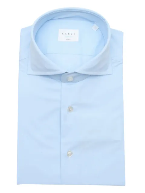 Xacus button-down long-sleeves shirt Blue ACT521ML11460