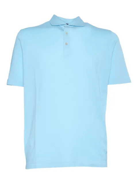 Filippo De Laurentiis cotton polo shirt Blue PLMCBASPIQVIN