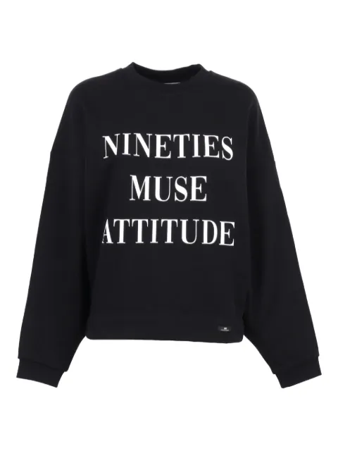 Elisabetta Franchi cotton sweatshirt Black MD01D56E2