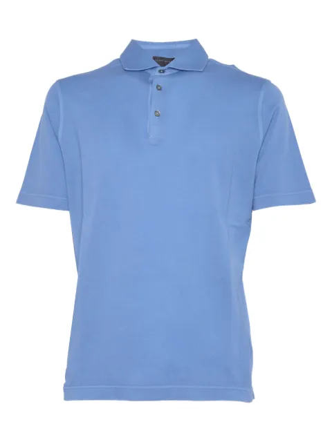 Filippo De Laurentiis cotton polo shirt Blue PLMCBASPIQVIN