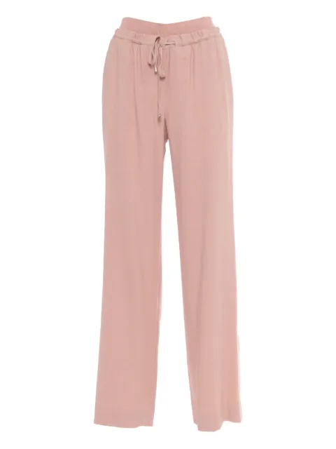 Lorena Antoniazzi drawstring-waist trousers Pink P2550PA81B3347