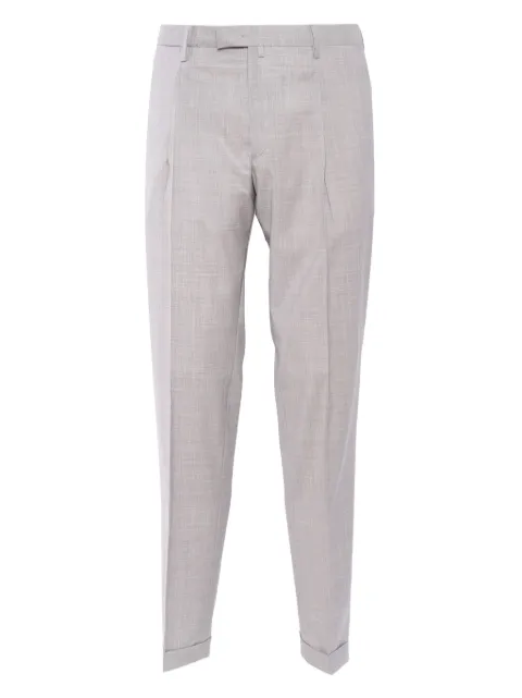 Briglia 1949 pleated cuffed tailored trousers Grey BG07S325108