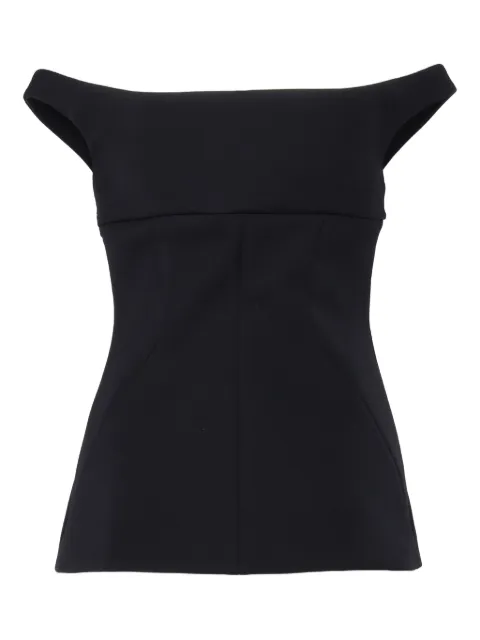 Philosophy Di Lorenzo Serafini sweetheart-neckline blouse Black 08035728