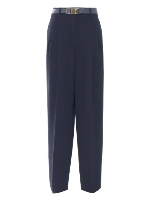 Max Mara Neottia belted trousers Blue 2516131011600