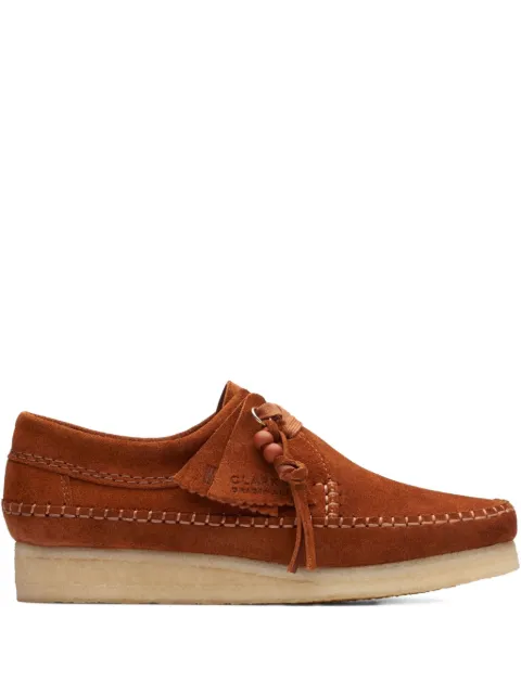 Clarks Originals Weaver "Ginger Suede" derby shoes Brown 26173256