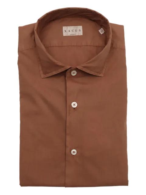 Xacus cotton shirt Brown 748ML81192