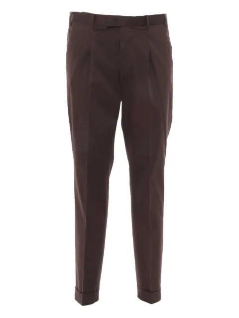 PT Torino pleated flap-pockets trousers Brown ASMAZA0CL1NU68