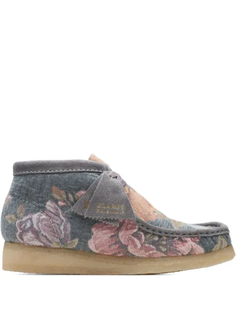 Clarks Originals Wallabee "Blue Floral" boots Blue 26169842