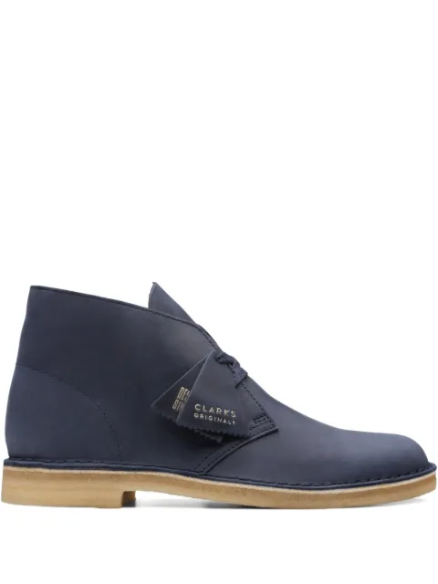 Clarks Originals Leather "Navy" desert boots Blue 26174058
