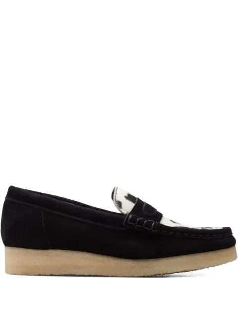 Clarks Originals Wallabee "Cow Print Hairon" loafers Black 26175837