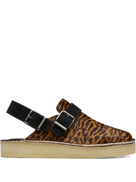 Clarks Originals Trek "Tortoiseshell" mules Brown 26169977
