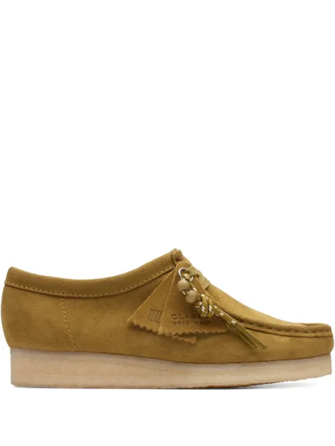 Clarks Originals Wallabee "Mid Green" derby shoes Green 26173241