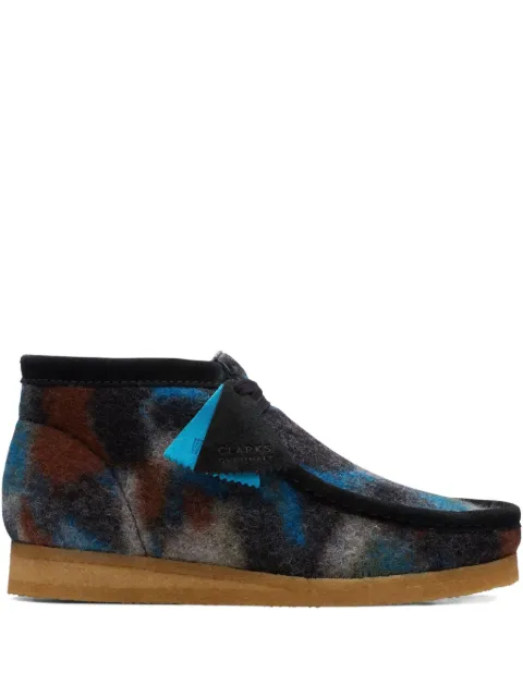 Clarks Originals patterned lace-up "Black" boots Black 26168813