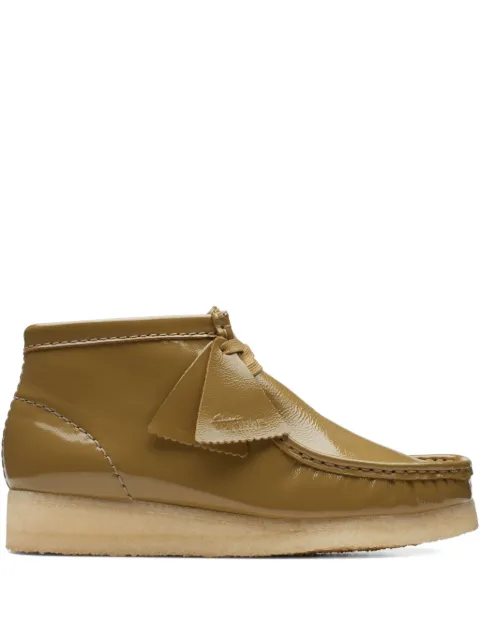 Clarks Originals Wallabee patent leather boots Neutrals 26176554