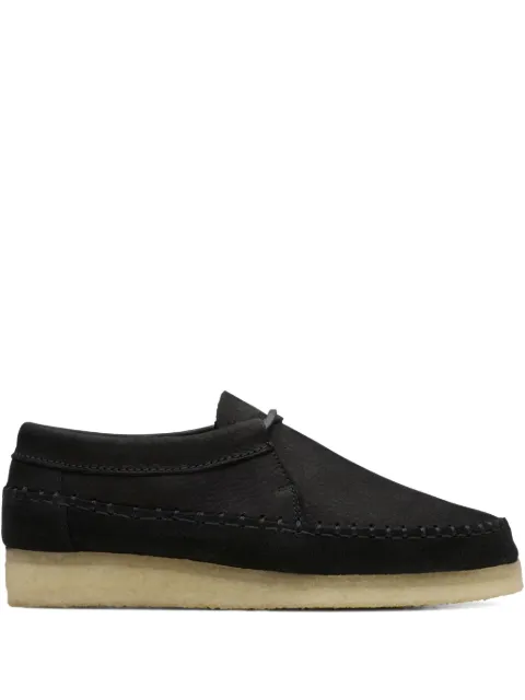 Clarks Originals Weaver Tie "Black Suede" Derby shoes Black 26172542