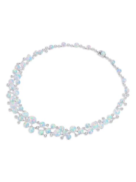 Anabela Chan Constellation diamond and opal necklace Blue ACCC01NSWGWO