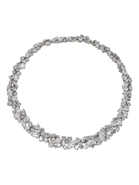 Anabela Chan Garden Of Eden diamond necklace Silver ACFF20NSWGWD
