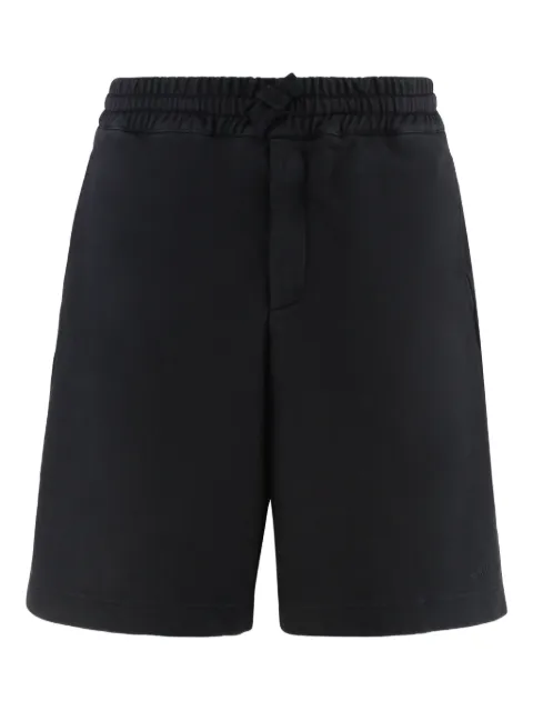 Alexander McQueen logo-embroidered shorts Black 827065QXACE