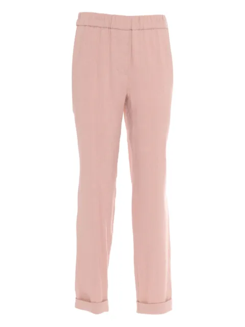 Lorena Antoniazzi elasticated-waist trousers Pink P2550PA70A3347