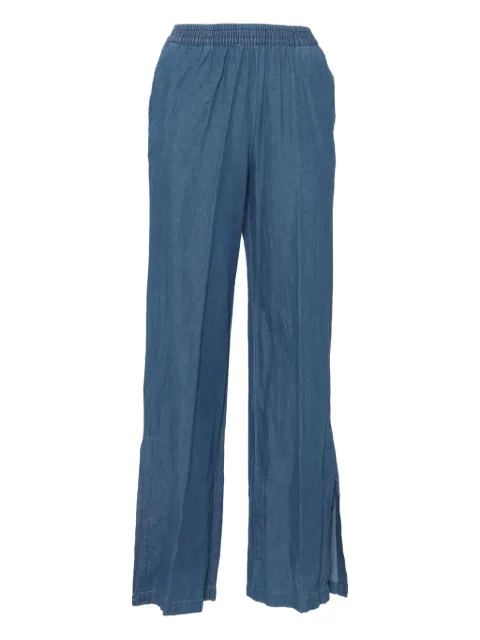 ASPESI elastic-waist split-hem jeans Blue G0187M124