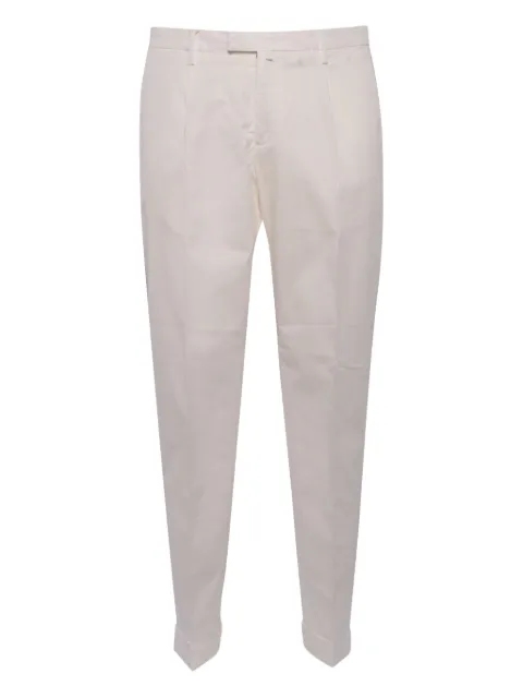 Briglia 1949 pleated-cuff trousers White BG07325049