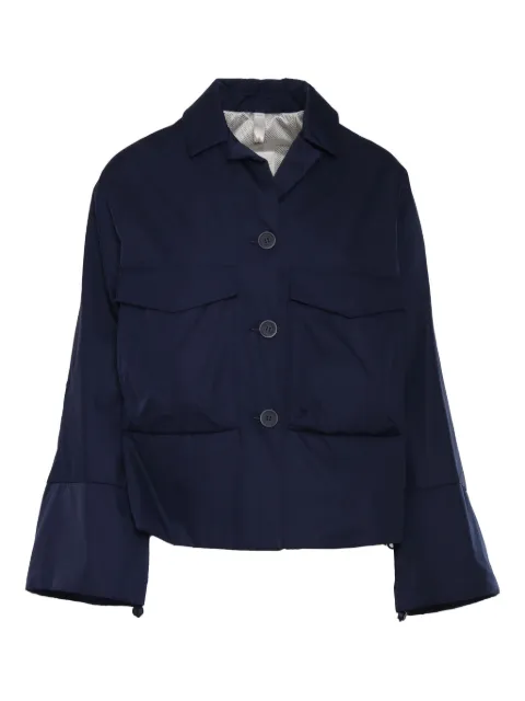 Duno buttoned-up flap-pocket jacket Blue GRIMES