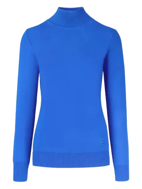 Givenchy roll-neck logo sweater Blue BW902K4Z2P