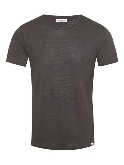 Orlebar Brown linen t-shirt Grey 281186